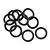 HPI 10x2mm Black O-Rings 10Pcs 75078