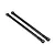 Traxxas Black Aluminium Rear Upper Suspension Links 2Pcs 8542T