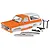 Traxxas TRX-4 1979 Chevrolet Blazer Orange Painted Body Shell w/ Hardware & Decals 8130X