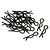 HPI 1.3mm Black Body Pins 20Pcs 75106