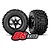 Traxxas 4.0/5.5" Sledgehammer Tyres on Black Dual Spoke Rims - Glued Wheels 2Pcs 7774A