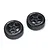 ARRMA 2.4/2.7" 35/085 (White) Belted dBoots Hoons Tyres on Black 5-Spoke Rims - Glued Wheels 2Pcs ARA550095