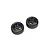 ARRMA 2.4/2.7" Belted 35/085 (Gold) dBoots Hoons Tyres on Black 5-Spoke Rims - Glued Wheels 2Pcs ARA550094
