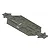 ARRMA Black Aluminium SWB Main Chassis ARA320646