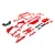 Axial Red Complete Capra 4WS UTB Roll Cage Set AXI231044