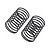 Axial 23x40mm (Red 3.2lbs/in) Springs 2Pcs AX31278