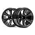 HPI 2.8" 6-Shot MT Black Rims 2Pcs 115327