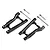 Yeah Racing Slash Black Aluminium Rear Suspension Arms 2Pcs TRSL-023BK