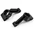 Yeah Racing Slash Black Aluminium Rear Hubs 2Pcs TRSL-020BK