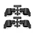 HPI Sprint 2 Left & Right Rear Hub Set (2 & 3 Degrees) 85095