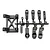 HPI Sprint 2 Centre Post/Servo Horn/Steering Crank Set 85097