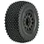 Pro-Line 2.2/3.0" Gladiator M3 SC Tyres on Black Raid Rims - Glued Wheels 2Pcs 1169-12