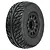 Pro-Line Street Fighter SC 2.2/3.0 inch tyre mounted on a black Raid wheel for RC short course trucks.