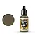 A 17ml bottle of Vallejo Model Air USAF Olive Drab acrylic paint with a black dropper cap and a color swatch circle to the left.