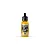 A 17ml bottle of Vallejo Model Air RLM04 Yellow acrylic airbrush paint with a black dropper cap, standing against a white background.