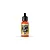 A 17ml bottle of Vallejo Model Air Fluorescent Red acrylic airbrush paint, featuring a black dropper cap and a label with the Model Air logo.