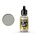 A 17ml bottle of Vallejo Model Air Light Gull Grey acrylic paint with a black dropper cap, shown next to a grey color swatch.