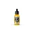 A 17ml bottle of Vallejo Model Air IJA Chrome Yellow acrylic airbrush paint, featuring a black dropper cap and a yellow label.