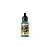 A 17ml bottle of Vallejo Model Air Light Green RLM25 acrylic paint with a black dropper cap, centered on a white background.