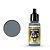 A 17ml bottle of Vallejo Model Air Ocean Grey acrylic paint with a black dropper cap, shown next to a circular swatch of the grey paint color.
