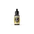 A 17ml bottle of Vallejo Model Air IJA Olive Green acrylic airbrush paint, featuring a black dropper cap and a yellow and black label.