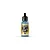 A 17ml bottle of Vallejo Model Air AMT-7 Greyish Blue acrylic paint with a black dropper cap, centered against a white background.