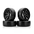 Solaris 1/10 36J Premounted Touring Car Rubber Tyres w/ Black Rims 4Pcs S-T36JGM4B