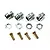 Absima 1/10 Aluminium 12mm - 17mm Extension Rim Hub (+15mm) Set 2560023