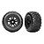Traxxas 3.8" Sledgehammer Tyres on Black Rims - Glued Wheels 2Pcs 9672
