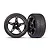 Traxxas 2.1" Corvette Stingray Rear Tyres On Black Rims - Glued Wheels 2Pcs 9371