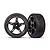 Traxxas 2.1" Corvette Stingray Front Tyres On Black Rims - Glued Wheels 2Pcs 9370