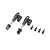 Axial SCX24 Jeep Gladiator Aluminium Rear 0.4mm Piggy Back Shock Set 2Pcs AXI204002