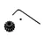 Losi HD Steel 15T 1Mod Pinion Gear LOSA3575