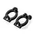 HSP Black Aluminium Steering Hub Carriers (C-Hubs) 2Pcs 705010
