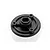 A black plastic HSP main gear mount spare part for RC vehicles, featuring a circular design with three mounting holes and a central shaft opening.