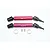 GPM Red Steel & Aluminium Front or Rear Universal CVD Driveshafts 2Pcs MAG108FRS-R