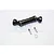 GPM Black Aluminium Traxxas E-Revo VXL 2.0 Front Centre Drive Shafts 2Pcs ER037SF-BK