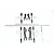 GPM Stainless Steel Front & Rear Sway Bars w/ Steel Turnbuckles & Black Aluminium Sway Bar Arms 11Pcs SUDR312FRS-BK