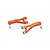 GPM Orange Aluminium Front Upper Suspension Arms 2Pcs MAF054-OR
