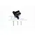 GPM Black Aluminium Rear Centre Chassis Brace Mount MAK015RA-BK