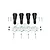 GPM Hardened Steel Front & Rear Universal CVD Joints & Silver Aluminium Wheel Hexes Set TXM8170N/JT2-S