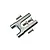 GPM Grey Silver Aluminium Centre Differential Mount w/ Hardware MAK017A-GS