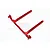 GPM Red Aluminium Rear Body Post Mount TEL201R-R