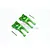 GPM Green Aluminium ARRMA GRANITE 4x4 Rear Left & Right Hubs 2Pcs MAG022-G