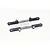 Two GPM Racing black aluminium adjustable rear upper turnbuckles for RC cars, shown against a white background.