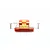 GPM Orange Aluminium Roll Bar Retainer MAO040RB-OR