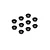 XRAY Black Aluminium 3x9x2.0mm Shims 10Pcs 303119-K