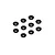XRAY Black Aluminium 3x9x1.0mm Shims 10Pcs 303118-K