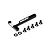 XRAY Black Aluminium Swiss Chassis Brace 303768