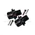 GPM Black Aluminium +13mm Wheel Hex Adapters 2Pcs SLE010/+13MM-BK